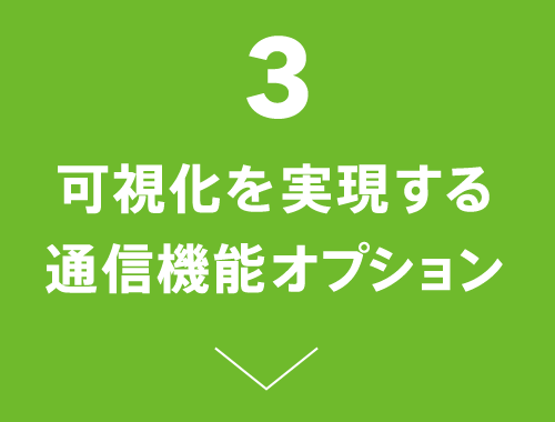 3 可視化を実現する通信機能オプション